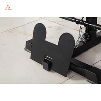 Système de poulie à câble en acier de qualité commerciale pour équipement de gym à domicile avec siège réglable et support pour les jambes