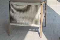 Skandi navis che Möbel Wabi Wabi Weißes Sofa Wohnzimmer Stoff Stuhl Home Restaurant Villa Hotel