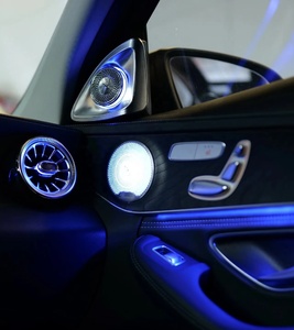 Kit Lumière Ambiante LED SJC pour Voiture <span class=keywords><strong>Mercedes</strong></span> Benz Classe C GLC W205 X253 2015-2022 Conduite à Gauche/Droite, Éclairage Intérieur LED Type Turbo 64 Couleurs - Product Image 3