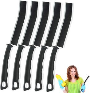 Multifunctional Long Handle 235*20MM PP Durable Hard Bristle Crevice Cleaning <b>Brush</b> for Shower Floor Line - Product Image 2