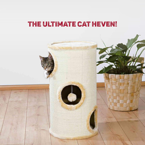 Tour griffoir multi-niveaux en sisal personnalisable pour chats de grande taille – Vente en gros pour animaleries - Product Image 2