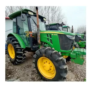 Agricultural 100HP Farm Used Tractor John Deer Brand with driver cab and air conditioner