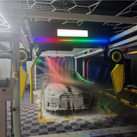 Machine de lavage de voitures commerciale entièrement automatique et intelligente sans contact pour centre de nettoyage de véhicules et parking en libre-service