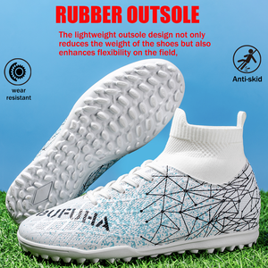 Suola in Gomma Antiscivolo <span class=keywords><strong>per</strong></span> <span class=keywords><strong>Scarpe</strong></span> <span class=keywords><strong>da</strong></span> Calcio TF, Leggera e Traspirante, Personalizzabile, <span class=keywords><strong>per</strong></span> un Vestibilità Stabile - Product Image 2