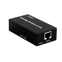 Extensor VGA UTP de 300M sobre Cable CAT5 CAT5e CAT6 RJ45, Transmisor y Receptor de Video VGA de 1000 pies con Audio de 3.5 mm y Salida de Bucle