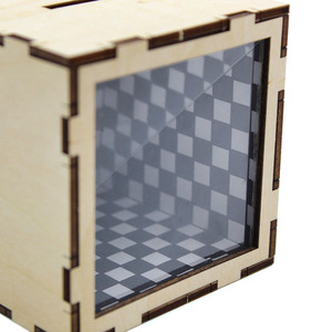 Caja Mágica de Madera para Ahorrar Dinero, Kit de Ciencia DIY, Formas Geométricas, Montaje Manual, Juguete Educativo para Niños de 7 a 9 Años - Product Image 5