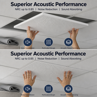 Système de plafond suspendu en aluminium 600x600mm, système de spandrel, barre en T, grille de suspension, usage commercial