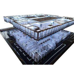 Modelo Arquitectónico Tridimensional para la <span class=keywords><strong>Plaza</strong></span> Comercial, Utilizado para Fines de Exhibición - Product Image 1