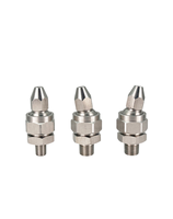 Aiguille linéaire type jet d'eau fort impact pointe haute pression buse industrielle buse de nettoyage de colonne liquide en acier inoxydable