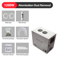 Sistem Penekan Debu Ramah Lingkungan Sunny Weather SW-Z003 1200W Ultrasonic Atomization 100% Cakupan Luas Dua Stasiun Kerja AC Mobil