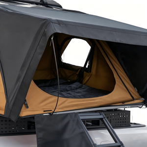 Tente de toit pliable en polycoton imperméable pour l'extérieur, toutes saisons, pour voiture/camion 4x4 tout-terrain, tente de <span class=keywords><strong>camping</strong></span> - Product Image 6