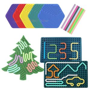 Tabla Sensorial de Silicona PU para Aliviar el Estrés, Colores Personalizados para Niños Pequeños, Tabla de Actividades Montessori - Product Image 6