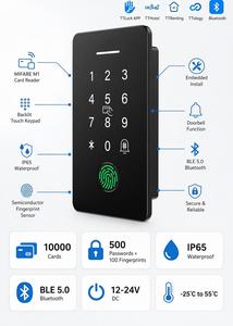 Bộ điều khiển truy cập tích hợp TTLock BLE OEM ODM với SDK API miễn phí, ứng dụng nhãn trắng dành cho bán buôn, cung cấp từ nhà máy Trung Quốc - Product Image 2