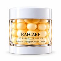 Crème en capsules de collagène au rétinol à marque privée, hydratant visage lissant et raffermissant, OBM OEM ODM, soin anti-rides personnalisé