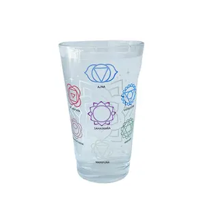 Hot Selling Cold Change Color Decal Customized Logo Pint Glass Cups for Soda, Water and Coffee