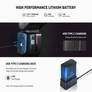 Flash Speedlite NEEWER Z2PRO 76Ws TTL à tête ronde pour appareils photo reflex numériques <span class=keywords><strong>Canon</strong></span> R6 M6 T7i T6s T6i T100 5D 6D 7D 850D 60D 70D 80D 90D 250D - Product Image 4