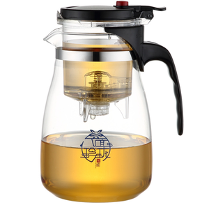 Théière Gongfu en <span class=keywords><strong>verre</strong></span> borosilicaté au design moderne de 17oz tasse <span class=keywords><strong>à</strong></span> <span class=keywords><strong>thé</strong></span> brevetée <span class=keywords><strong>avec</strong></span> <span class=keywords><strong>filtre</strong></span> - Product Image 1