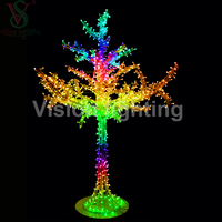 DMX512 3D disesuaikan Program IP65 penggunaan luar ruangan kualitas tinggi RGB lampu Motif Natal