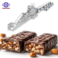 Nouvelle ligne de production automatique de barres énergétiques commerciales / machine à barres chocolatées et céréales pour usine