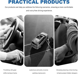 <span class=keywords><strong>Muchi</strong></span> ABS - Bola de Asistencia para Volante de Coche, Antideslizante, Impermeable, Repuesto Universal, Accesorios Giratorios para Automóvil, Color Negro - Product Image 3