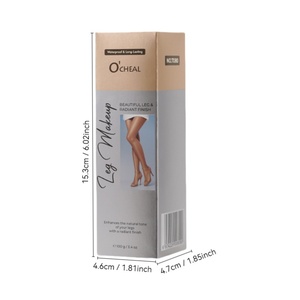 Ocheal 100g Cuidado de las piernas Crema de belleza Hidratante a base de hierbas a prueba de agua Corrector transfronterizo sin fragancia para el tono de la piel Bronceado corporal - Product Image 4