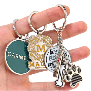 Custom Personalized Painted Enamel 2d/3d Keychain Alloy Metal Keyring Fashion Promotional Business Gifts Carabiners Key Holder