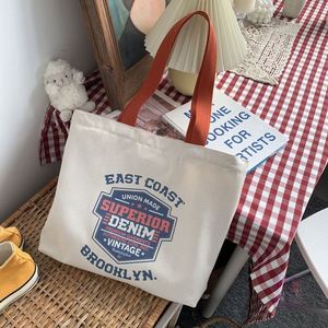 Custom Original European Style Instagram Simple Single-Shoulder Bag Cotton Canvas <b>Mini</b> Korean Style Casual Artistic Student - Product Image 4