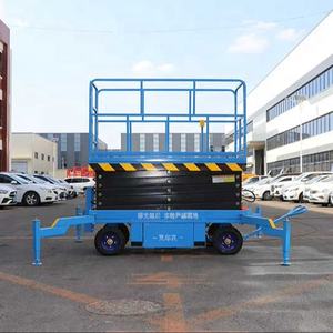 Plataforma Elevadora de Tijera Telescópica Hidráulica Móvil Manual Eléctrica de 6 a 12 m de Bajo Precio en China para Alquiler - Product Image 2
