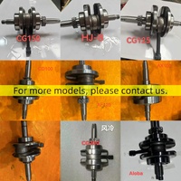 Pièces de vilebrequin de moto en acier de conception moderne Cg200, vilebrequin de moteur Cg 200