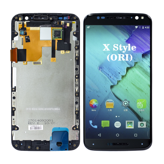 5.7 Inch Screen Lcd Display Celurar for motorola X Style with Frame Xt1572 Xt1575