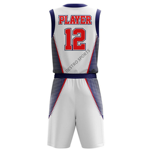 Ventes en gros d'uniformes de basket-ball réversibles pour adultes, respirants, antibactériens, à séchage rapide, avec logo personnalisé - Product Image 4