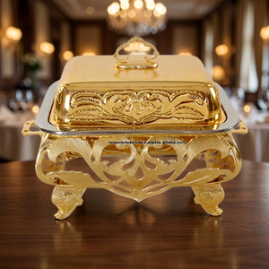 Olla Redonda de Latón Fundido de Alta Calidad para Buffet, Ideal para Fiestas, Hoteles y Servicios de Catering - Product Image 3
