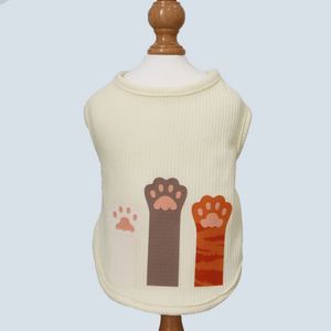 Cute <b>Animal</b> <b>Pattern</b> Pet Vest Candy Color Dog Cat Clothing Waffle <b>Knit</b> Spring Summer Wear - Product Image 5