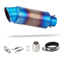 Motocross Racing Silencieux Couleur Acier Inoxydable 51 mm Moto Silencieux D'échappement Tube D'échappement Moto Tuyau