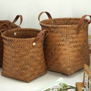 Cesta <span class=keywords><strong>de</strong></span> <span class=keywords><strong>Mimbre</strong></span> <span class=keywords><strong>para</strong></span> Frutas, Decoración <span class=keywords><strong>de</strong></span> Pared, <span class=keywords><strong>Cestas</strong></span> Plegables Hechas a Mano, Cesta <span class=keywords><strong>de</strong></span> Lavandería con Compartimentos, Cesta <span class=keywords><strong>de</strong></span> <span class=keywords><strong>Mimbre</strong></span> con Cierre <span class=keywords><strong>para</strong></span> Ropa - Product Image 5