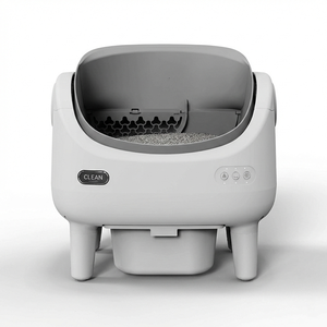 Caixa de Areia Automática Inteligente com Sensor de Gravidade por Indução de Radar, Design Anti-Entupimento para Gatos Grandes - Product Image 1