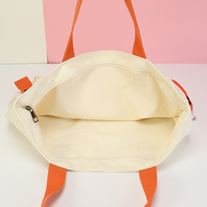 Grand sac fourre-tout en toile <span class=keywords><strong>extra</strong></span> large, sac d'épicerie réutilisable très résistant, sac de plage, de voyage, de yoga, de gym, avec logo personnalisé - Product Image 5