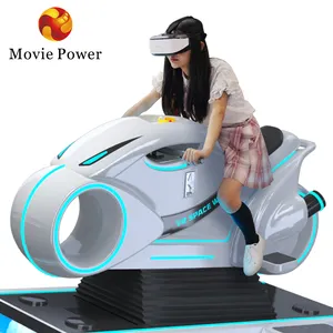 영화 파워 VR 모터 시뮬레이터 가상 현실 9D 게임기 VR 오토바이 게임