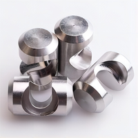 Maßgefertigte 19*30mm Edelstahl 304 Passivierte CNC-Bearbeitete Drehteile Hammer-/Dübel-/Zylindermuttern mit Auto-Spaltclip