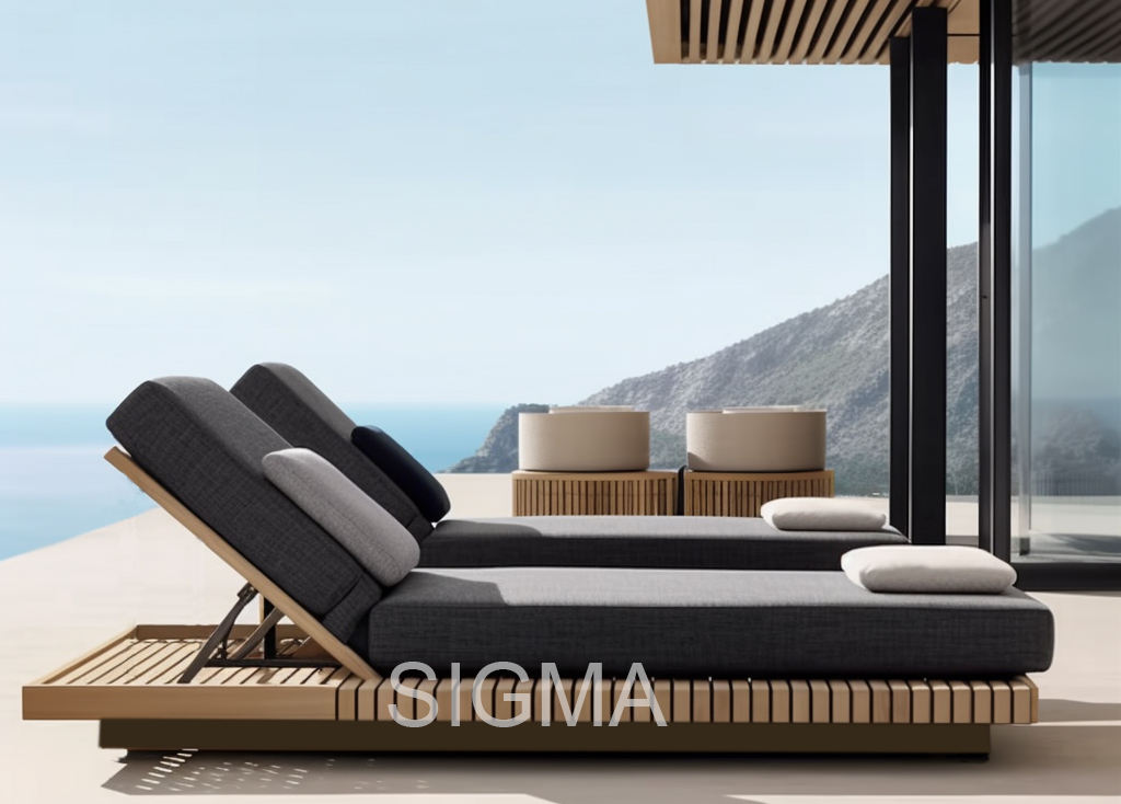 New Arrival Wooden Outdoor Garden Sofa Sets Customized Outdoor Teak Sofa