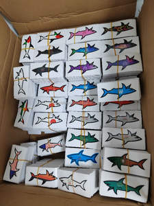 226 autocollants 3D étanches Paul Et Shark pour la décoration de tablettes, téléphones portables, réfrigérateurs, bagages, CP Jul Omerta Vrunk Shark Sticker - Product Image 4