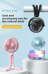 Mini Ventilador Portátil Octopus 360 para Bebé, con Clip Flexible para Trípode, Recargable por USB, para Cuna y Cochecito - Product Image 4