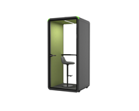 Cabine de réunion acoustique portable insonorisée, cabine téléphonique mobile privée pour appels téléphoniques