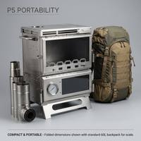 Poêle à bois portable en acier inoxydable avec four de cuisson et thermomètre, poêle de chauffage pour camping en extérieur - Fabricant OEM