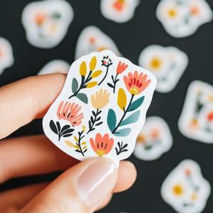 Custom printed product packaging self-adhesive labels, waterproof vinyl <b>logo</b> <b>stickers</b>, rolls - Product Image 2