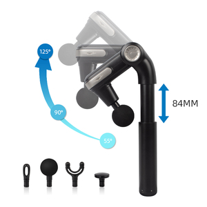 La pistola di massaggio del gancio di vibrazione con la maniglia lunga di estensione riduce l'affaticamento del muscolo per la pistola di massaggio dell'applicazione del corpo & della mano - Product Image 3
