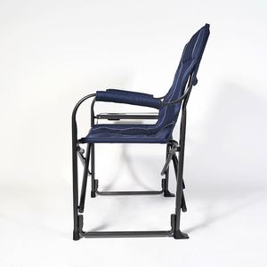 Lightweight <b>Folding</b> Beach <b>Chair</b> with Comfortable Side Table Durable Outdoor Furniture for Leisure Time for Beach Use - Product Image 4