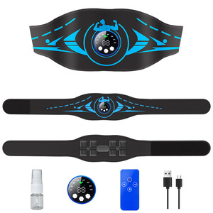 เครื่องนวดหลังแบบ Ergonomic พร้อมระบบทำความร้อนและหน้าจอแสดงระดับแบตเตอรี่แบบไดนามิก สำหรับการออกกำลังกายเสริมสร้างกล้ามเนื้อแกนกลางลำตัว ใช้ในบ้าน - Product Image 1