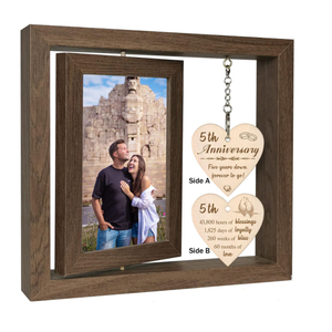 5 Năm Kỷ Niệm Hình Ảnh Khung Quà Tặng Gỗ Wedding Khung Kỷ Niệm Cho Vợ Người Đàn Ông Chồng - Product Image 1