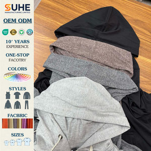 SUHE Womens Full Zip Hoodie Long Sleeve Knitted Sweatshirt Solid Color Hooded Athletic <b>Workout</b> <b>Jacket</b> Breathable Eco Friendly - Product Image 2